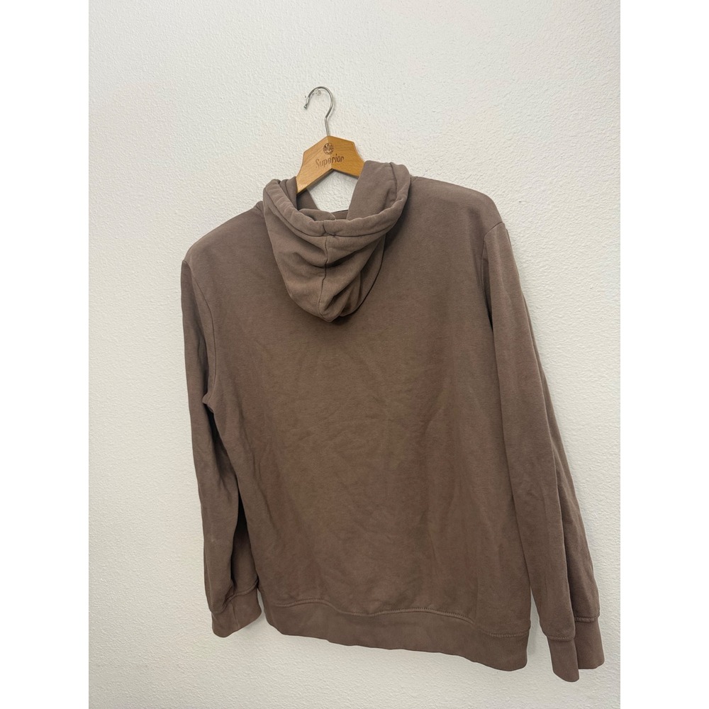 H&M Mens Brown Tranquility Angel Graphic Hoodie Regular Fit Sweatshirt Size M - Picture 7 of 7
